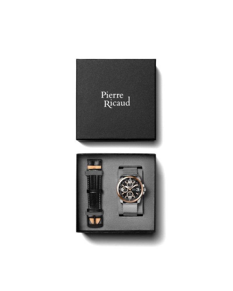 Orologio da uomo Pierre Ricaud P60026.R1R4QF-SET