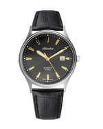 Adriatica Uomo Elegante cinturino pelle Quadrante bianco - nero A1171.4213Q